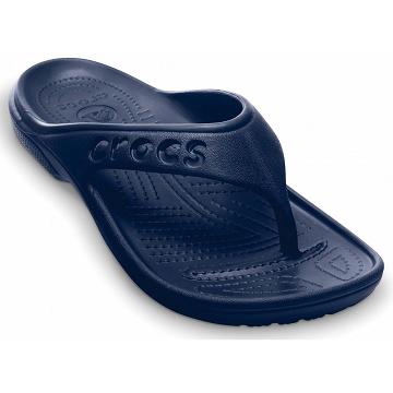 Crocs Baya Flip Sandaler Herr Marinblå | Sverige 1206PJJQ